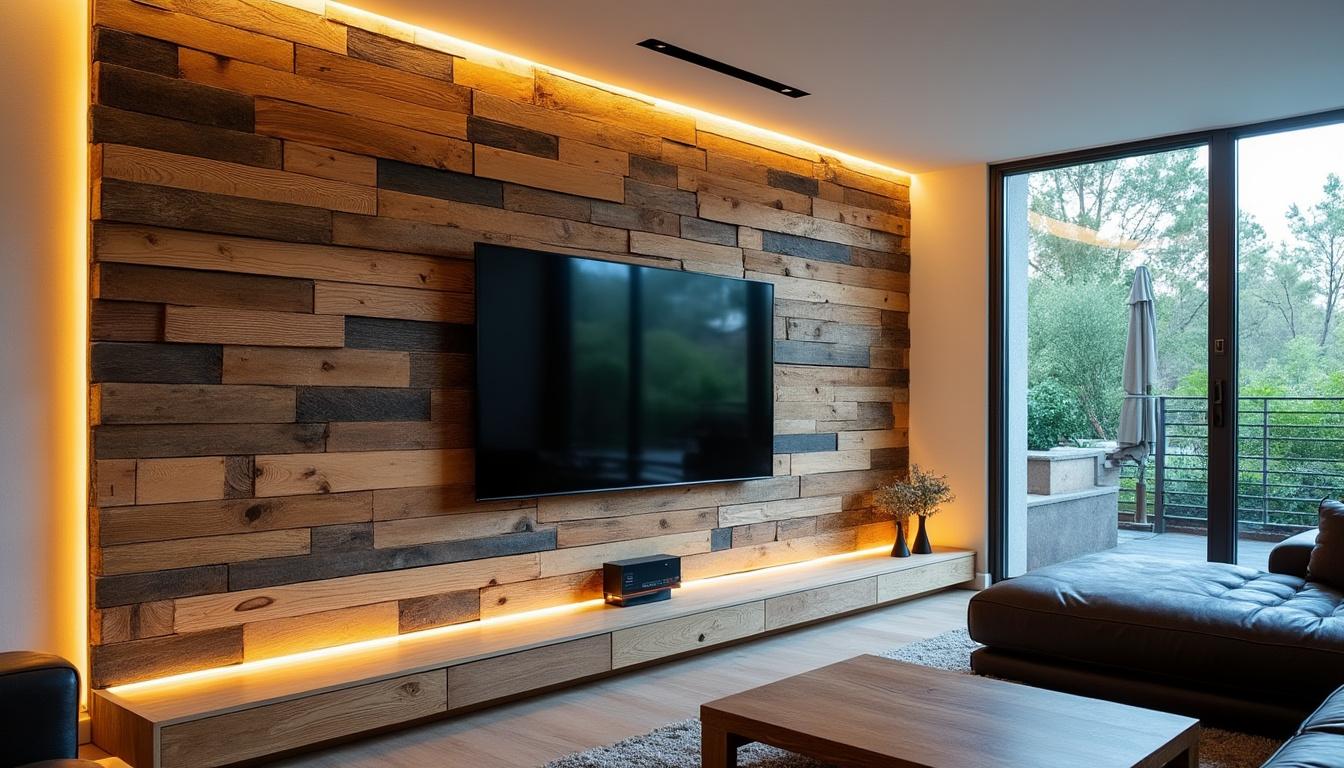 apprenez à créer une paroi tv unique en recyclant des palettes en bois. suivez notre guide étape par étape pour donner une touche rustique et moderne à votre intérieur tout en faisant un geste pour l'environnement.