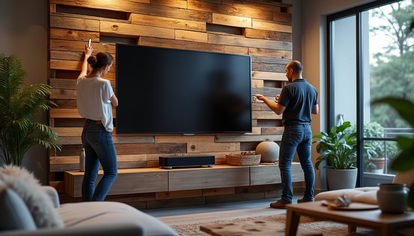 apprenez à transformer des palettes en bois recyclé en une élégante paroi tv. suivez notre guide étape par étape pour ajouter une touche unique et éco-responsable à votre intérieur tout en optimisant votre espace.