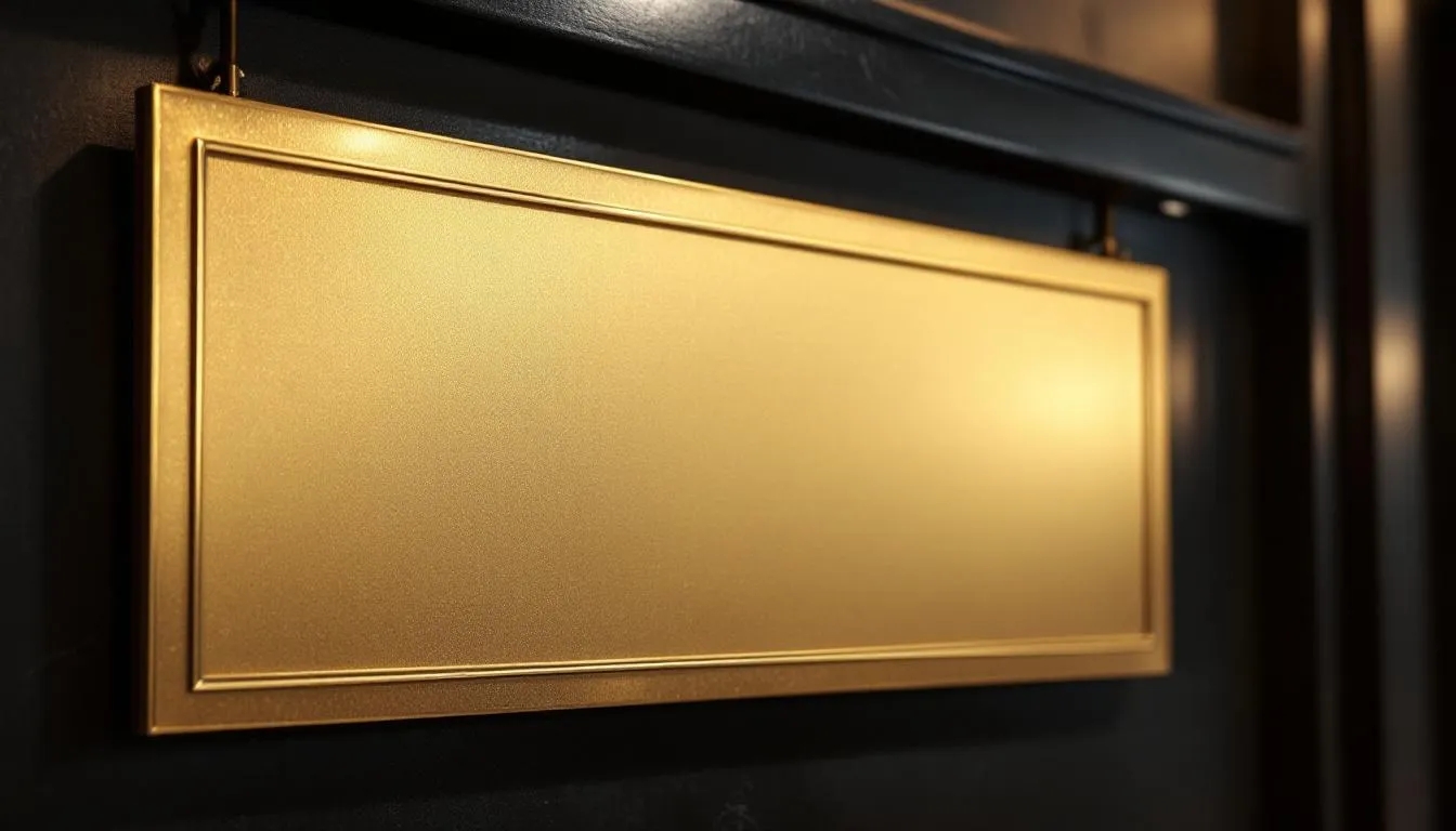 plaque professionnelle diy