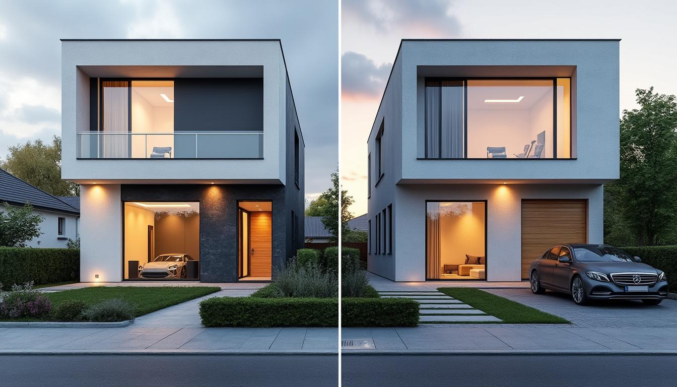 découvrez les dernières tendances en matière de façades de maison blanche et grise anthracite. idées, inspirations et conseils pour un extérieur moderne, élégant et intemporel.