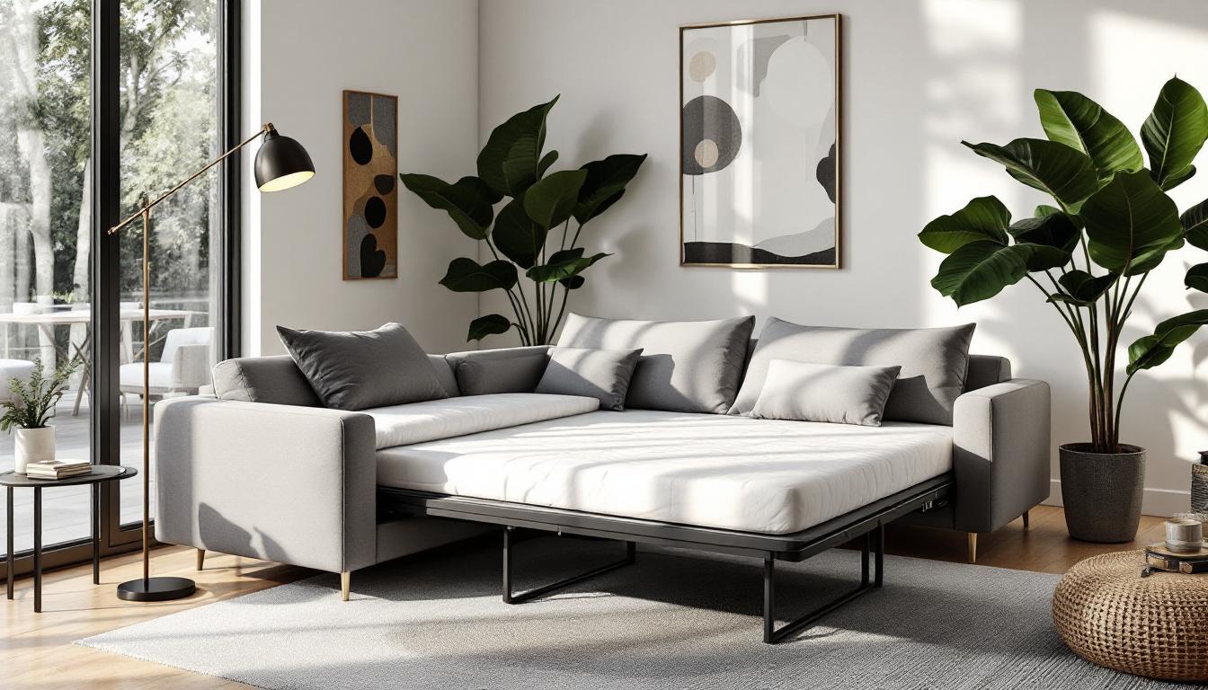 découvrez le canapé rapido convertible, l'option idéale pour accueillir vos invités de dernière minute avec confort et praticité.