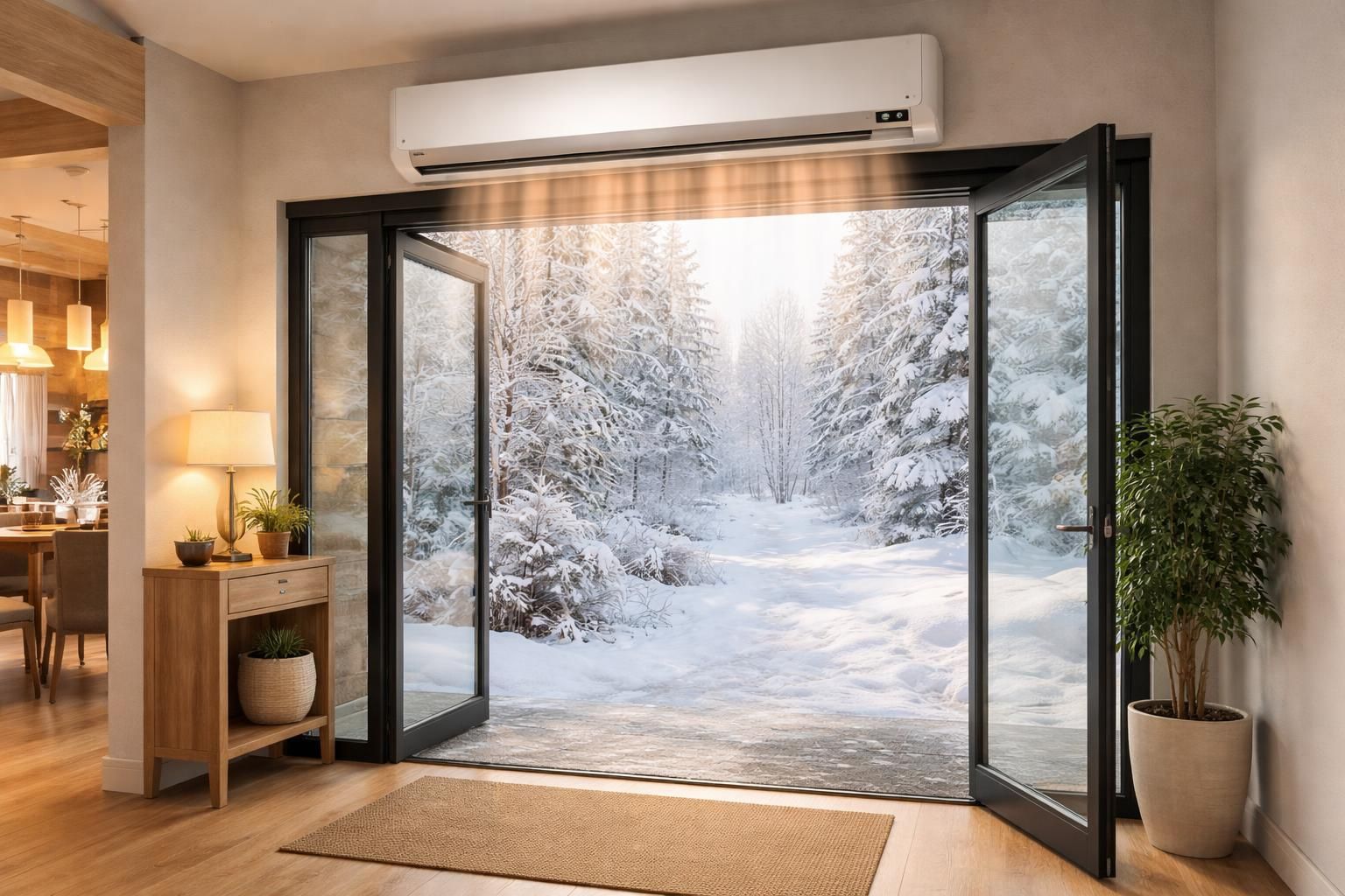 découvrez comment les rideaux d'air chaud électriques offrent une solution efficace et économique pour lutter contre le froid, en assurant une isolation d'air optimale dans vos espaces.