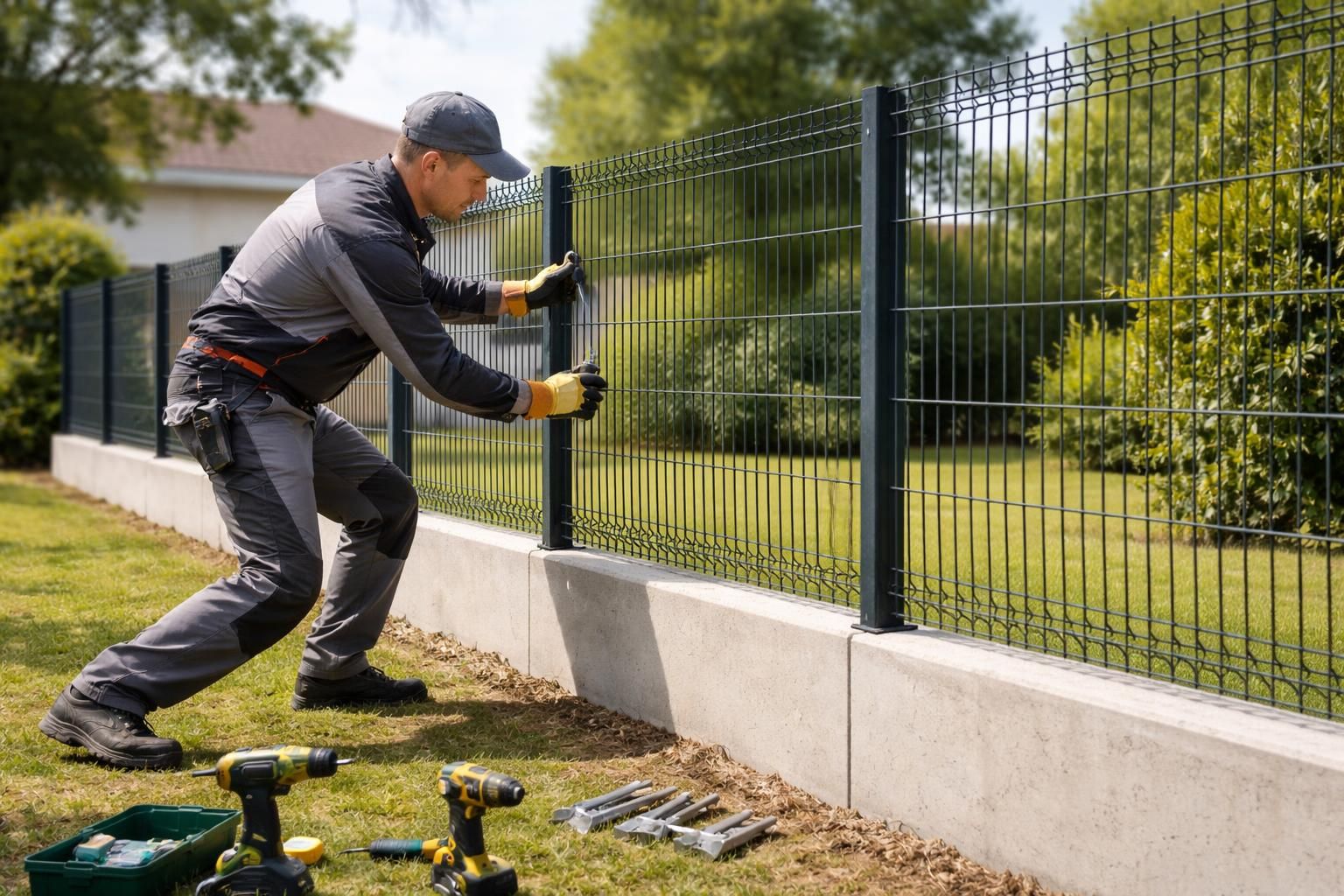 découvrez comment réussir la pose d'un grillage rigide avec soubassement pour sécuriser et délimiter efficacement votre jardin ou terrain. guide complet et conseils pratiques.