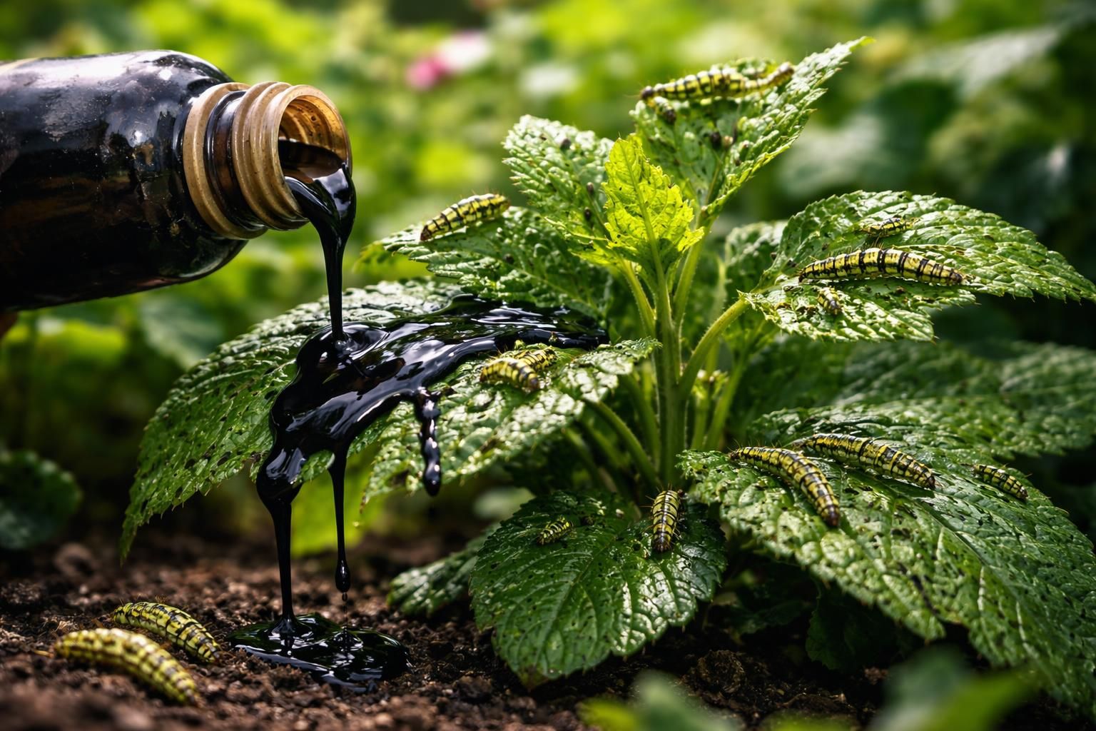découvrez comment le savon noir, un traitement naturel efficace, protège votre jardin des chenilles de manière écologique et radicale.
