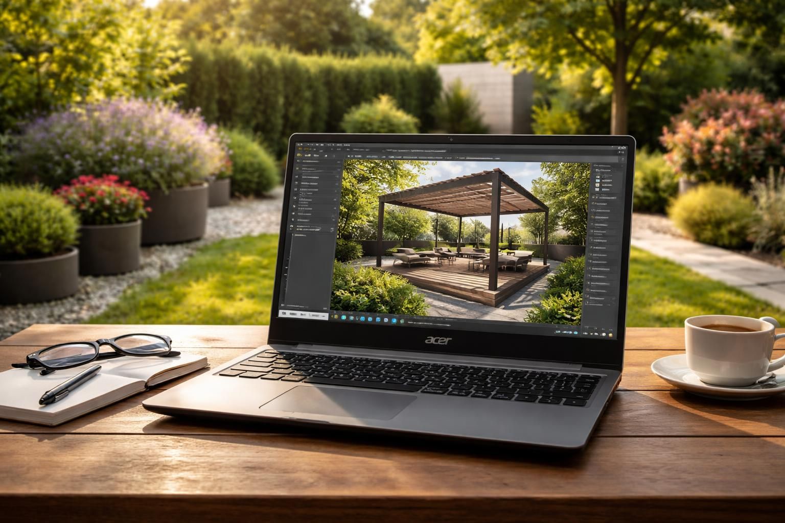 découvrez comment modéliser facilement votre terrasse et pergola sur votre pc portable acer pour un aménagement extérieur réussi et personnalisé.